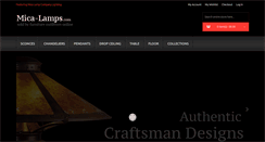 Desktop Screenshot of mica-lamps.com